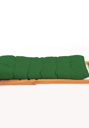 NORDVRK My005 loungesett med 1 hagebord og 2 solstoler - grnn pute og naturlig bketre