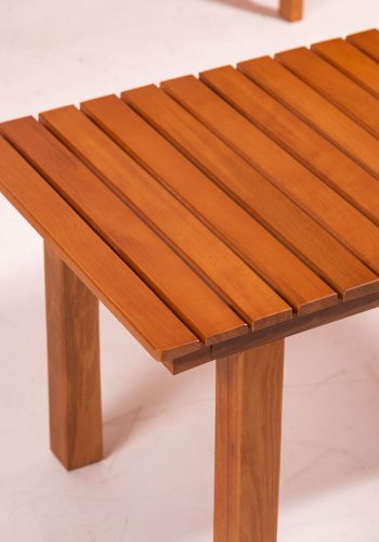 NORDVRK MYT01 utendrs salongsett, m. 2 stoler, 1 sofa, 1 bord og antrasittgr puter - naturlig treverk