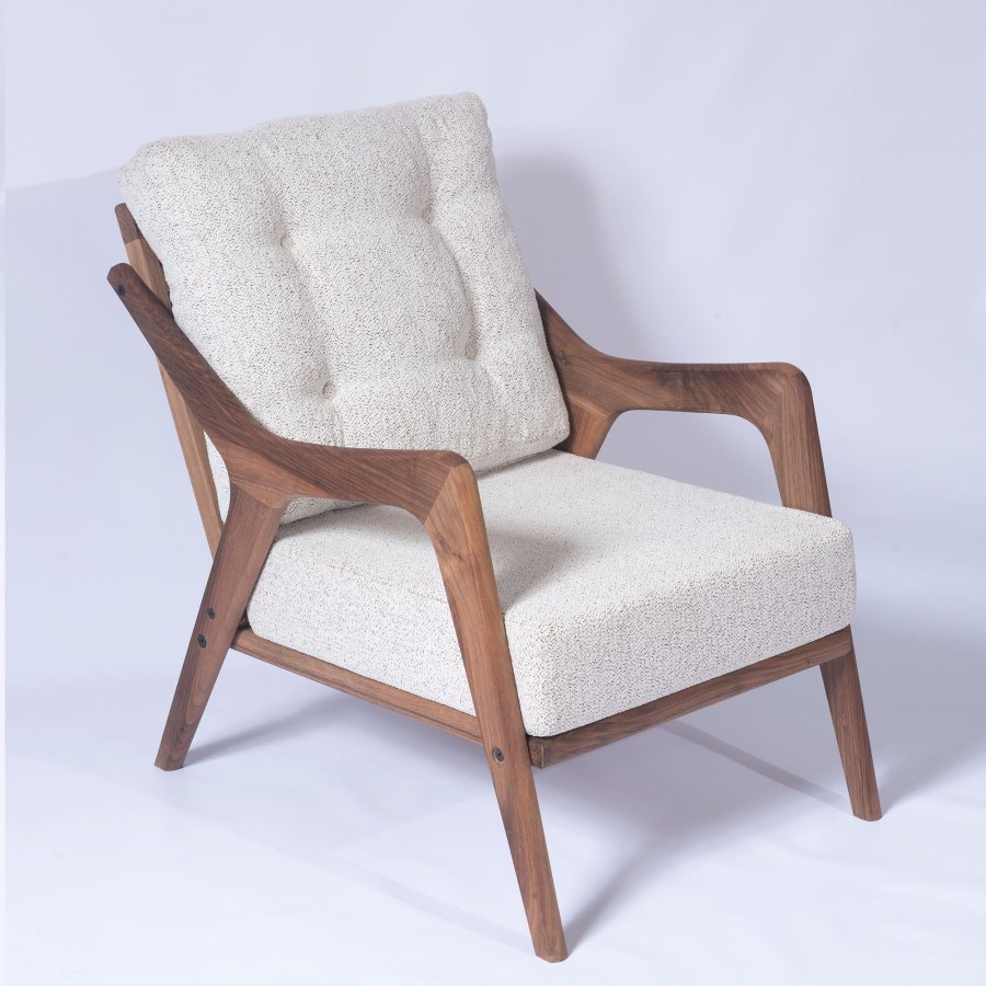 NORDVRK MYC01 Hagebord og stolsett (4 deler), kremfarget