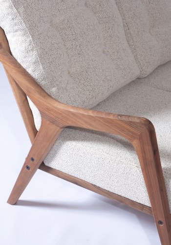 NORDVRK MYC01 Hagebord og stolsett (4 deler), kremfarget