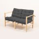 NORDVRK MYG04 - Antrasitt Garden 2-seters sofa, antrasitt