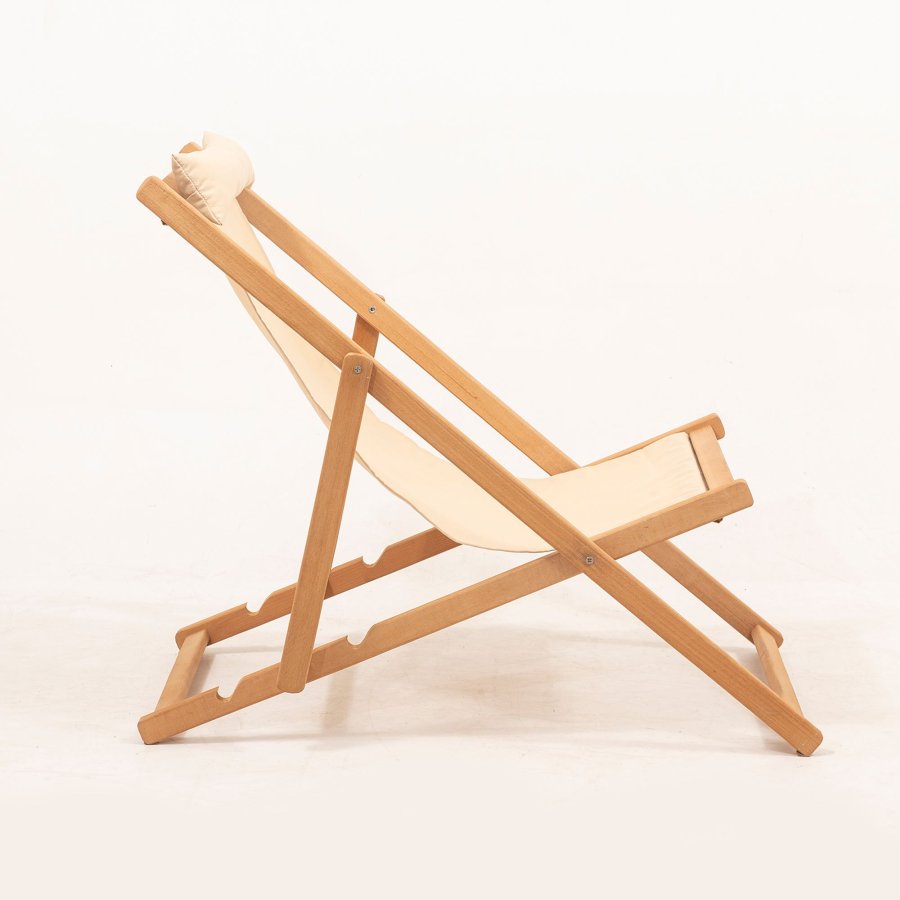 NORDVRK MYN03 Hagebord og stolsett (3 deler), kremfarget