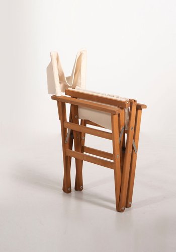 NORDVRK MYR01 Hagebord og stolsett (5 deler), kremfarget