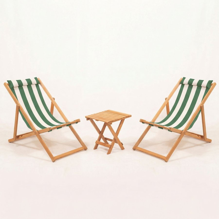 NORDV�RK Myn03 - Gr�nt tr�dg�rdsbord och stolsset (3 delar)