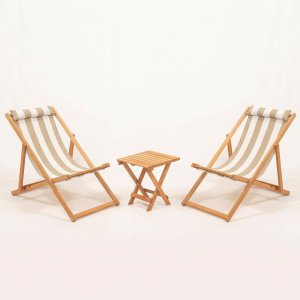 NORDV�RK Myn03 - Brunt tr�dg�rdsbord och stolsset (3 delar)