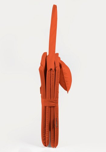 NORDV&Auml;RK Myc06 udend�rs solseng, b�rbar, sammenklappelig - orange stof (180x55)