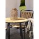 HOUSE NORDIC Brentford utend�rs bordlampe, oppladbar med solcelle - brun polyrattan