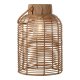 HOUSE NORDIC Brentford utend�rs bordlampe, oppladbar med solcelle - brun polyrattan