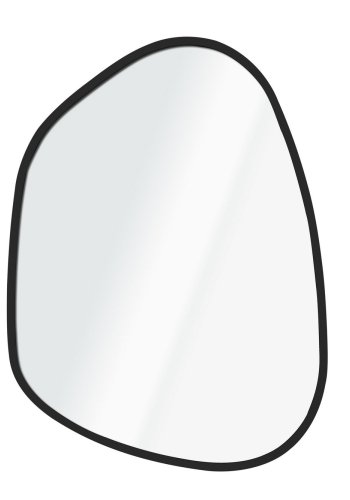 NORDVÄRK Asymmetrisk design 30 x 42 - sort dekorativt spejl