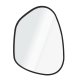 NORDVÄRK Asymmetrisk design 30 x 42 - sort dekorativt spejl