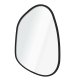 NORDVÄRK Asymmetrisk design 30 x 42 - sort dekorativt spejl