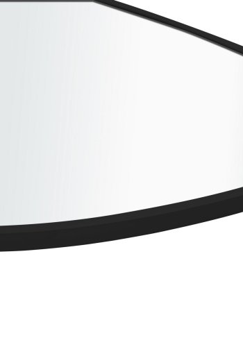 NORDVÄRK Asymmetrisk design 30 x 42 - sort dekorativt spejl