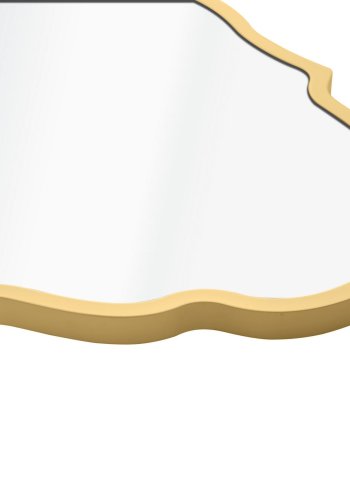 NORDVÄRK Axis 30 x 47 - Dekorativt spejl i guld