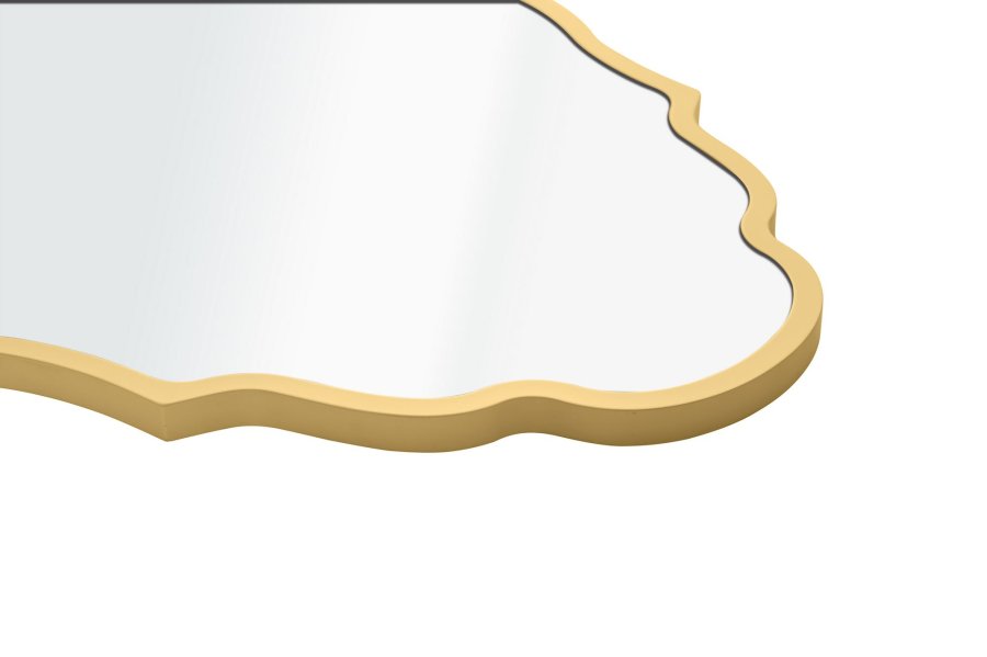 NORDVÄRK Axis 30 x 47 - Dekorativt spejl i guld