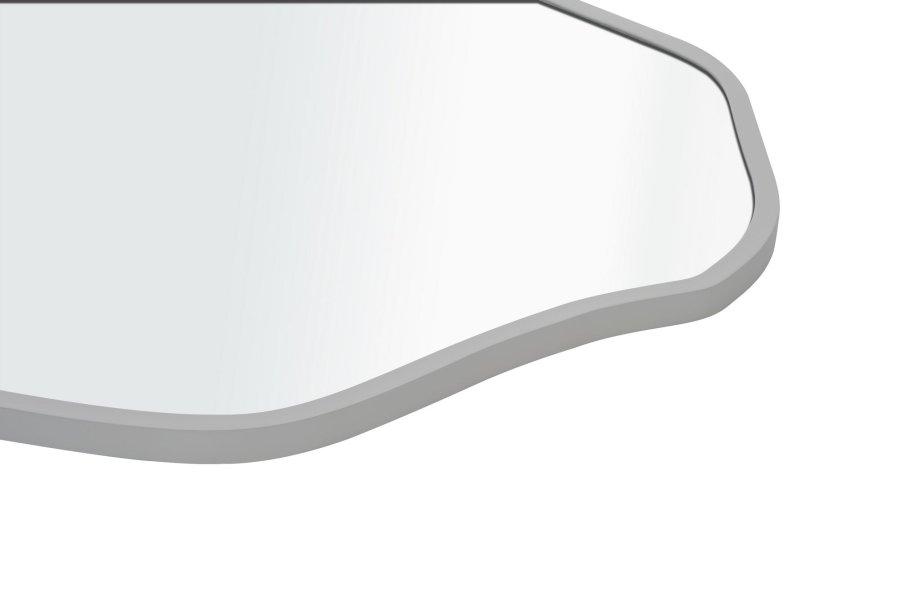 NORDVÄRK Bowed 40 x 40 - Slvfarvet dekorativt spejl