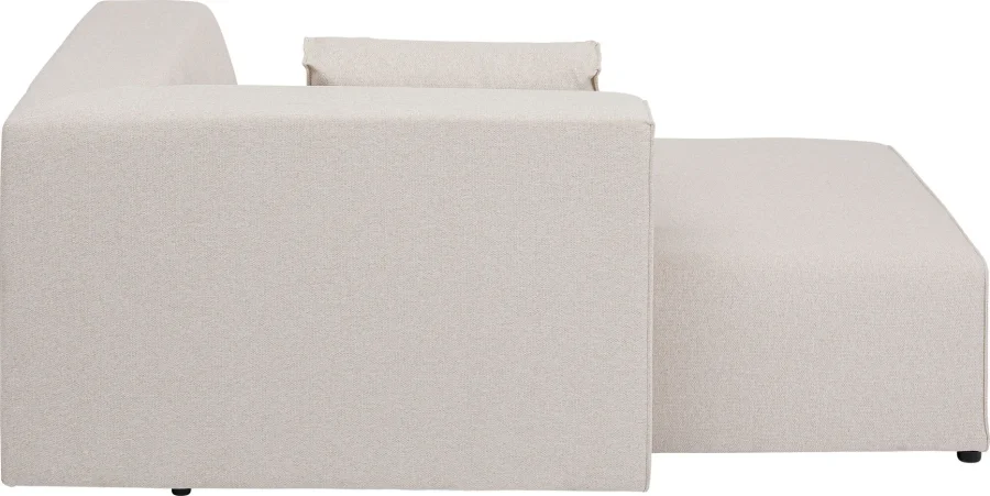 KARE DESIGN Infinity Ottomane Elements Cream Left modul - creme polyester og polypropylen