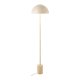 HOUSE NORDIC�Sheffield gulvlampe - beige st�l og beige marmor
