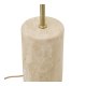 HOUSE NORDIC�Sheffield gulvlampe - beige st�l og beige marmor