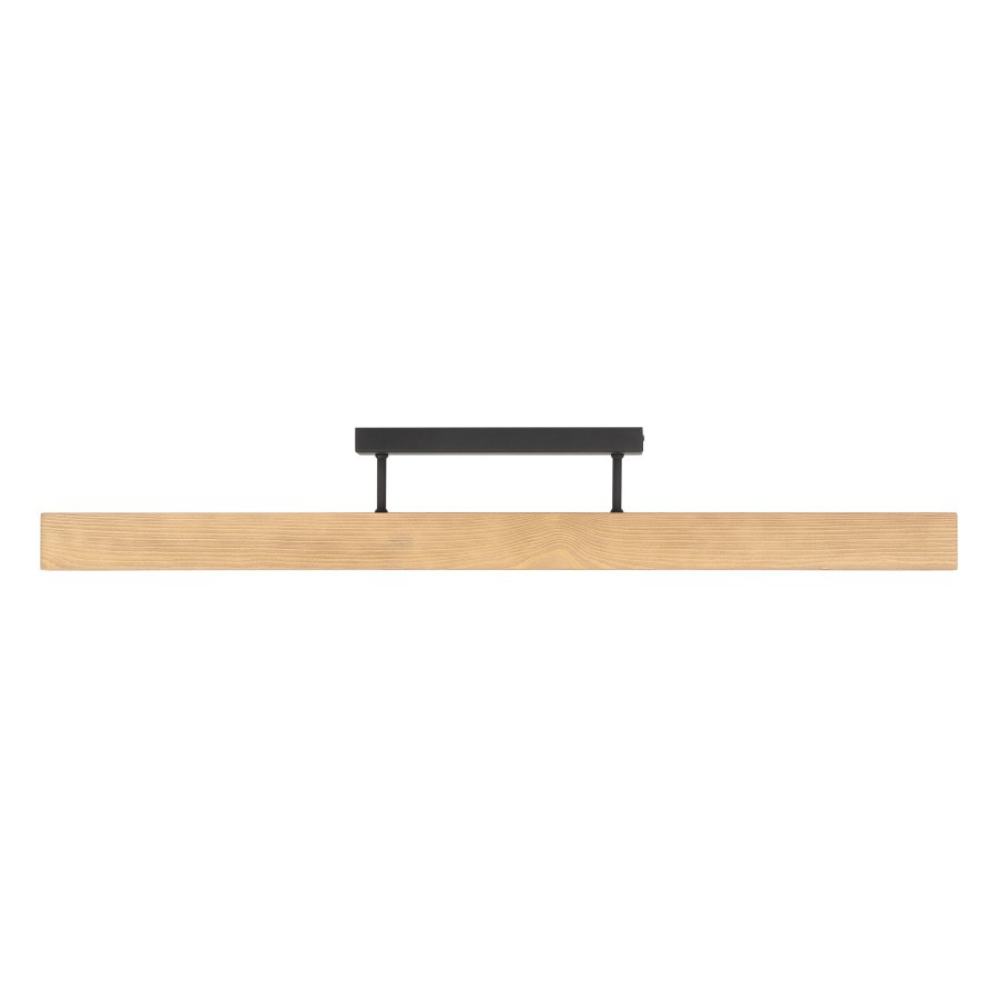 TK Teo LED-taklampe 960 - naturlig tre og sort metall