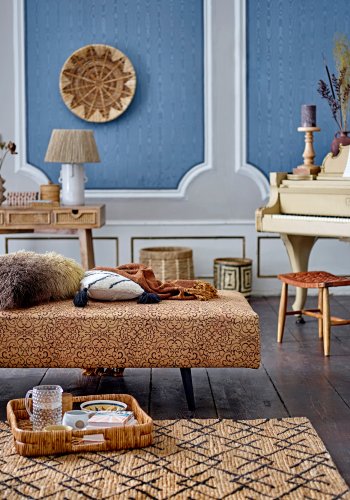 BLOOMINGVILLE Noore Sockelkerzenhalter, Natur, Mango