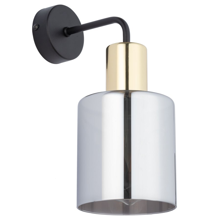 TK Sierra vegglampe - glass og gullmetall