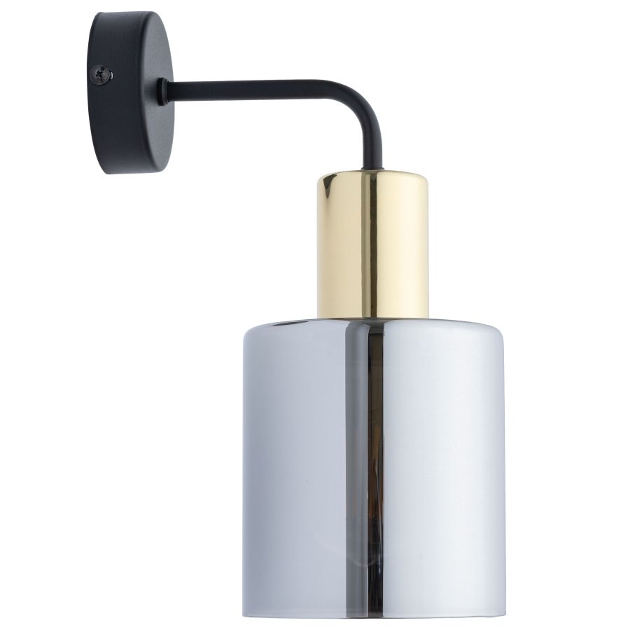 TK Sierra vegglampe - glass og gullmetall