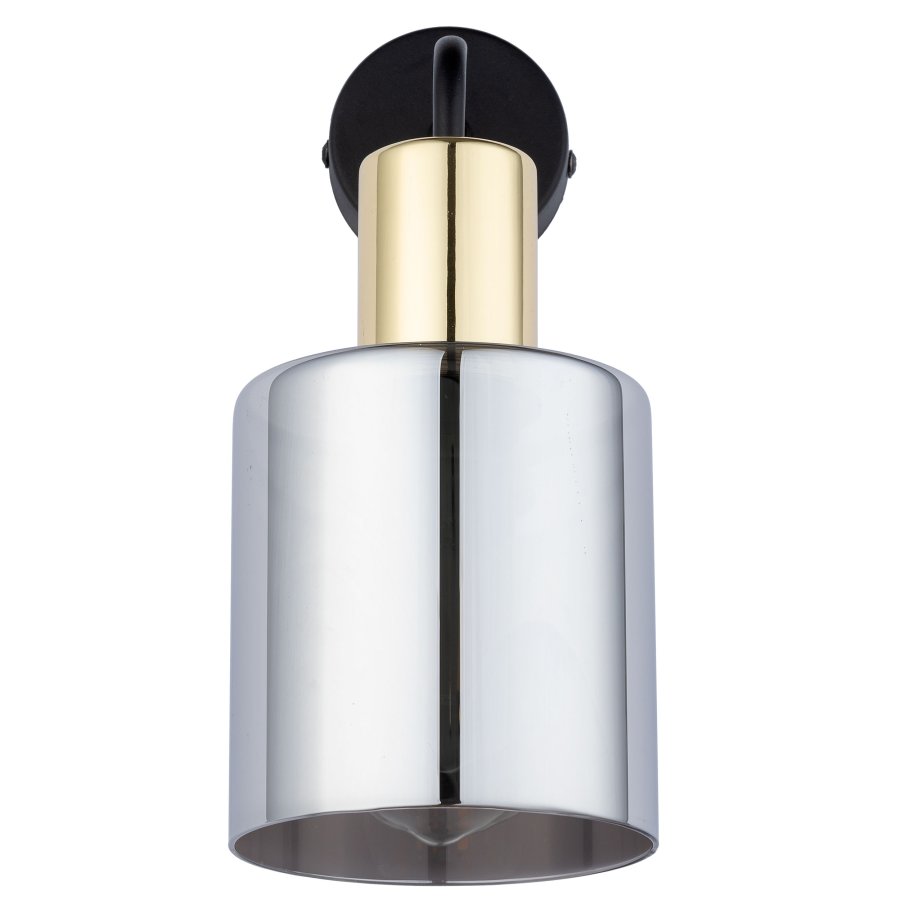 TK Sierra vegglampe - glass og gullmetall