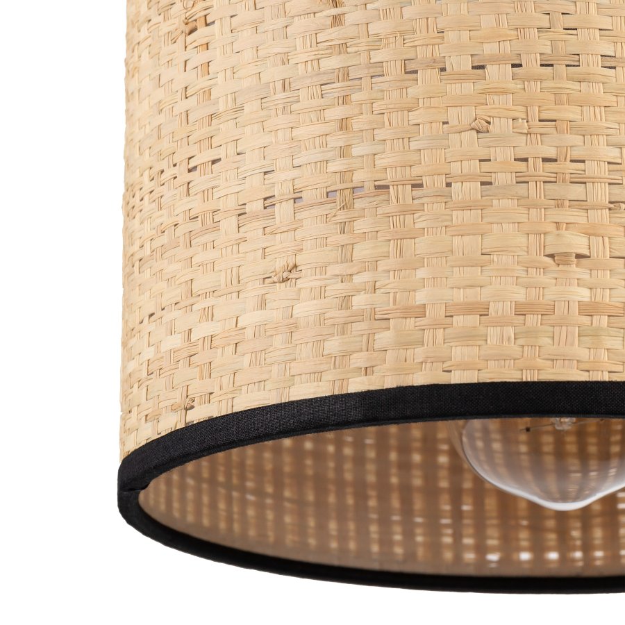 TK Liberia vglampe - natur flet og sort metal