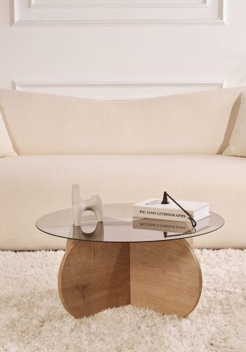 NORDVRK Aeris - Safir Eik, Fume Sofabord