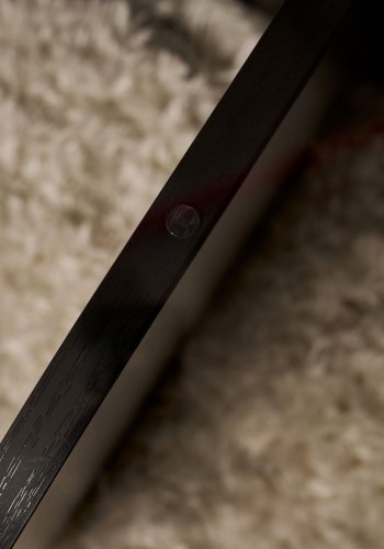 NORDVRK Aeris - Svart tre, gjennomsiktig salongbord