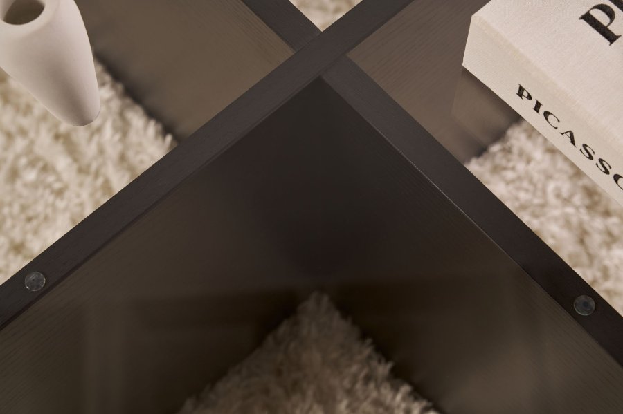 NORDVRK Aeris  Svart tre, Fume salongbord