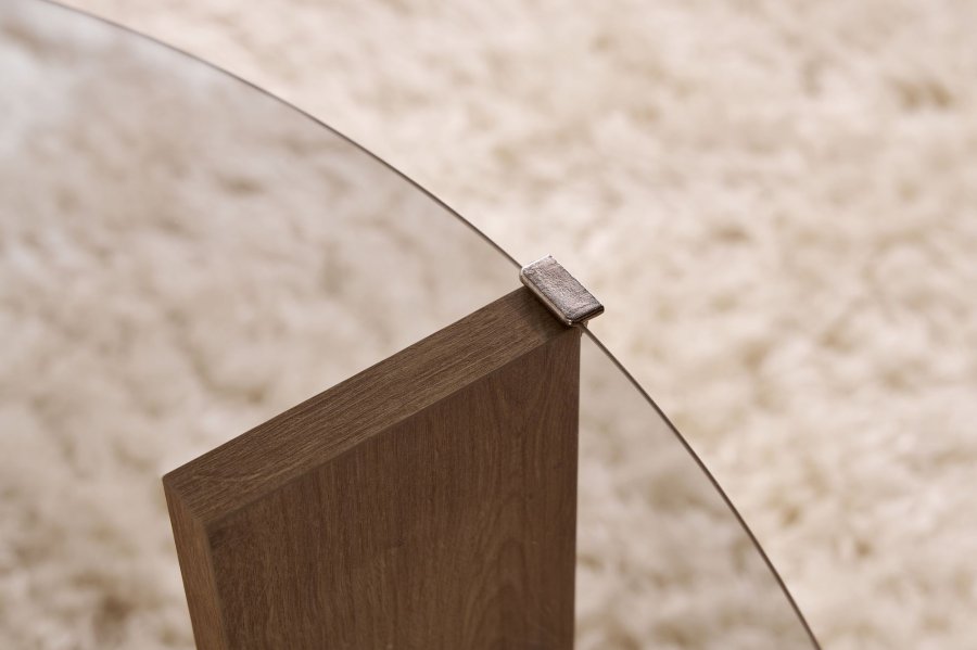 NORDVRK Clara - Safir Eik, Fume Sofabord