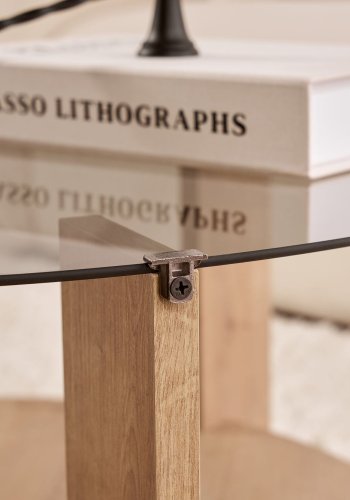 NORDVRK Clara - Safir Eik, Fume Sofabord