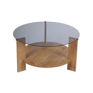 NORDVÄRK Clara - Safir Eg, Fume Sofabord