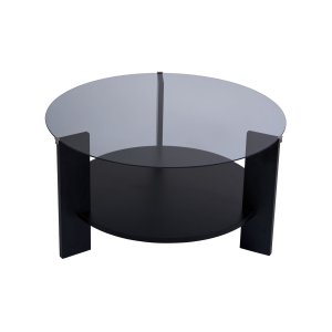 NORDVÄRK Clara - Wood Black, Fume Sofabord