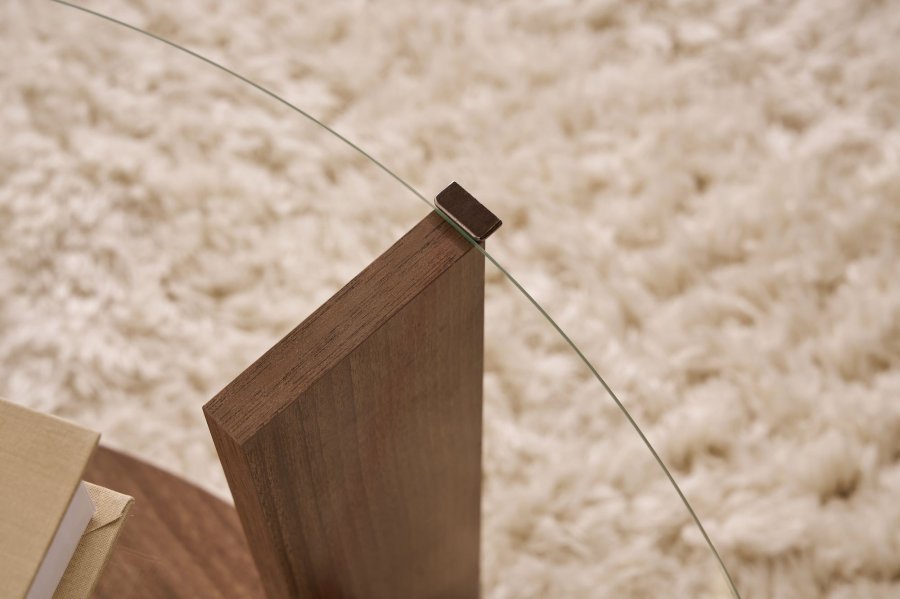 NORDVRK Clara - Valntt, gjennomsiktig salongbord