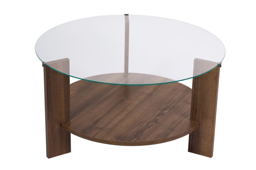 NORDVRK Clara - Valntt, gjennomsiktig salongbord