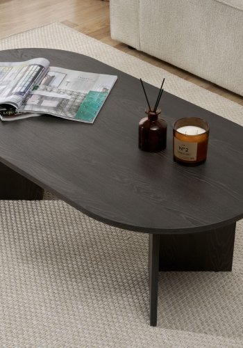 NORDVÄRK Sable - LUMIere sort sofabord