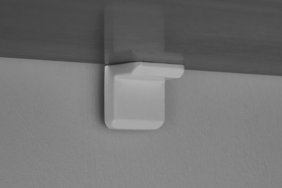 NORDVRK Sira konsolbord, oval - hvid melamin (150x35)