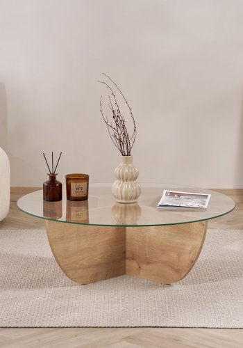 NORDV�RK Liya - Soffbord av safir ek