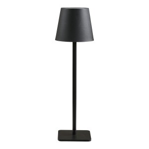 HOUSE NORDIC�Bradford bordlampe, genopladelig - sort metal og glasfiber
