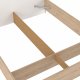 TVILUM Ikast Bett 160x200, Jackson Hickory / Weiß, 169,8 x 216 x 0.97 cm