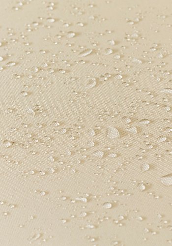 NORDVRK Galata Swing S1 utendrs enkel hengesofa - kremfarget polyesterstoff og naturlig furu