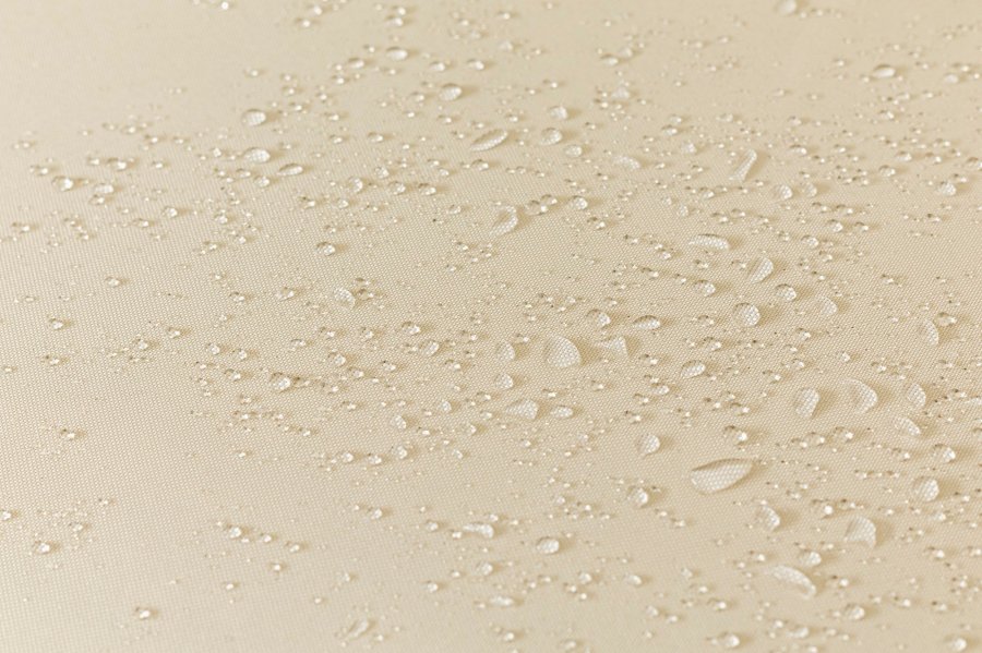 NORDVRK Galata Swing S2  hengesofa for utendrs bruk  kremfarget polyesterstoff og naturlig furu