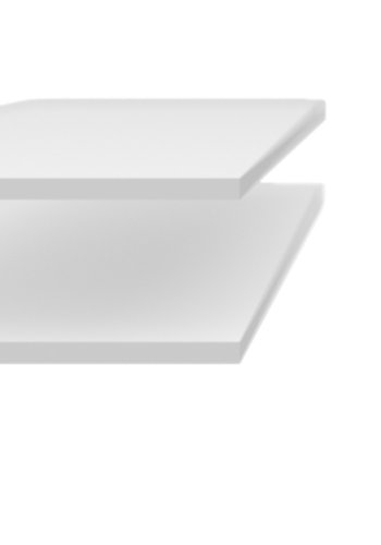 TWIN 2 stk. ekstra hyller til Sprint-garderobe