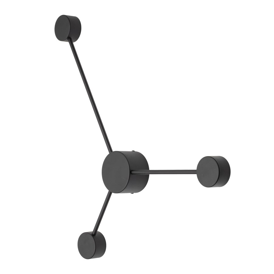 TK Avia vegglampe - svart metall