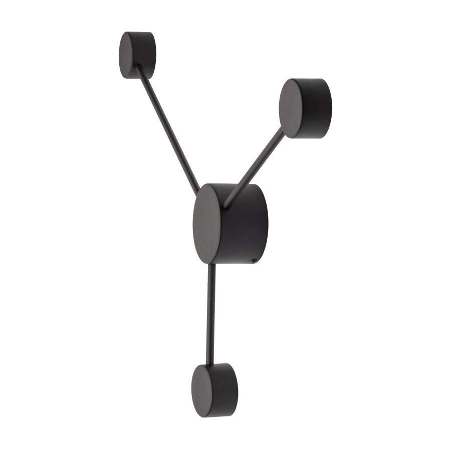 TK Avia vegglampe - svart metall