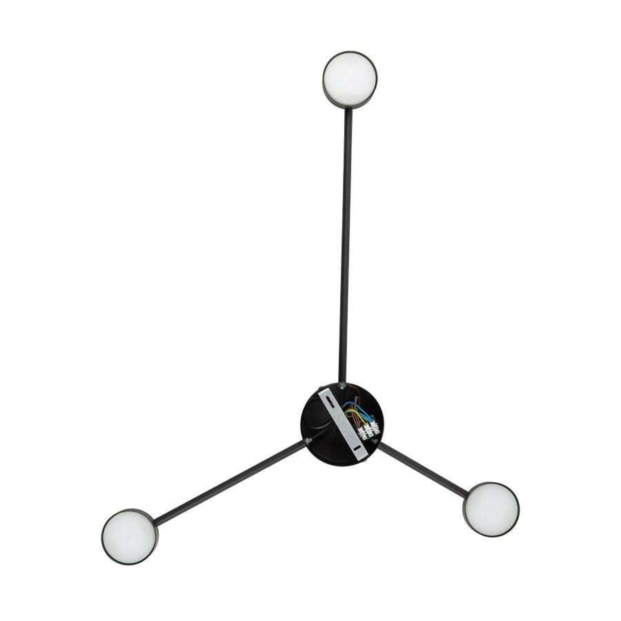 TK Avia vegglampe - svart metall