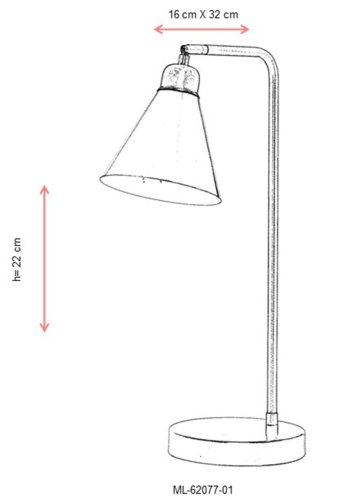 LUMI bordlampe -683AVN2103