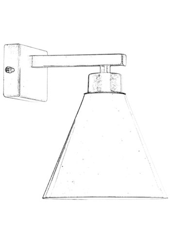 LUMI Bragança Wandleuchte – Goldmetall